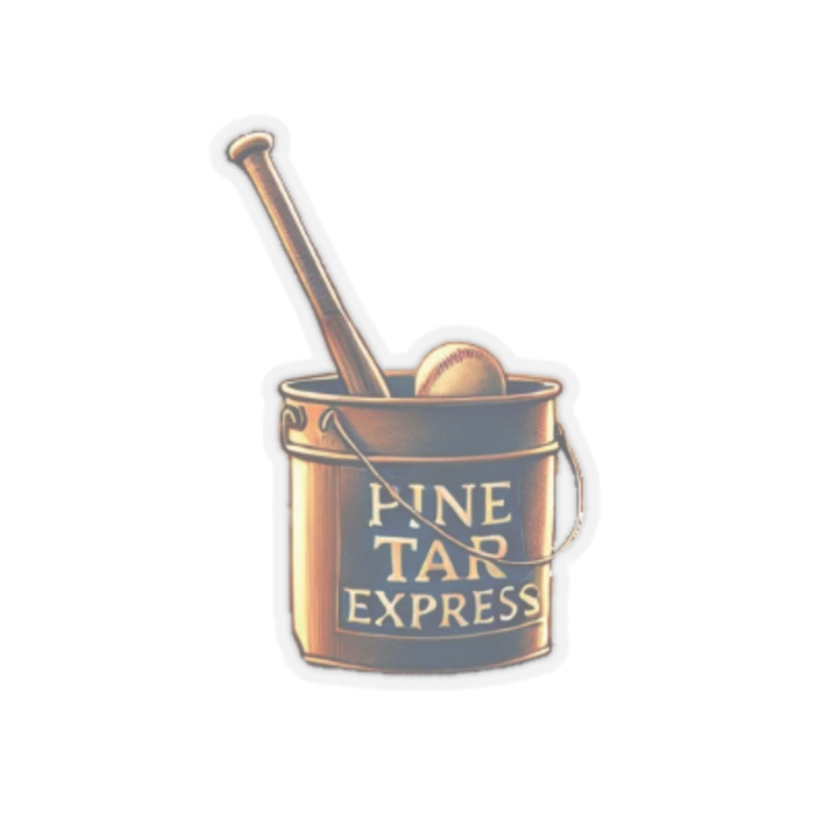 Pine Tar Express Logo Sticker